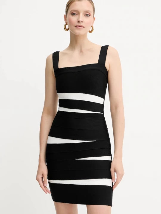 Obrázek produktu Herve Leger Šaty Herve Leger Eve Hervé Léger černá
