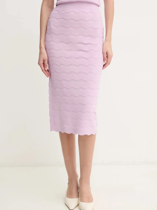 Obrázek produktu Herve Leger Sukně Herve Leger Eloise Hervé Léger růžová