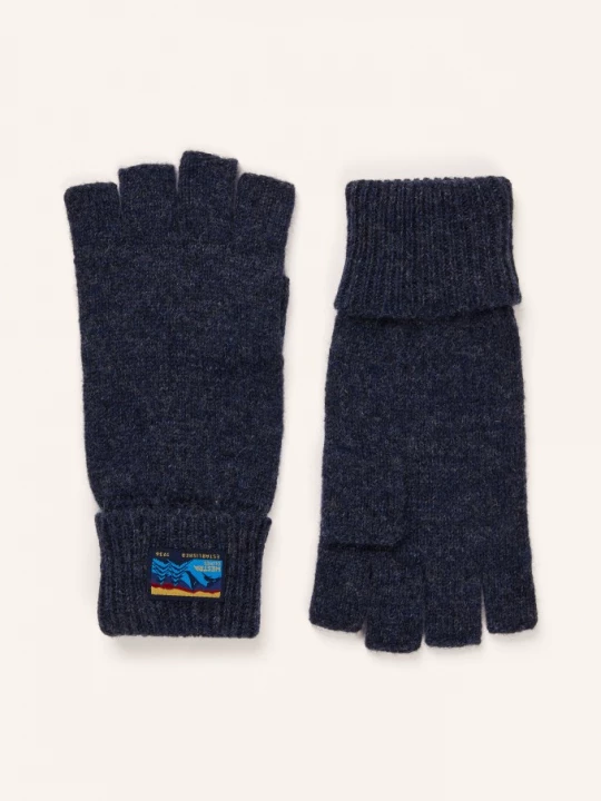 Obrázek produktu Hestra Rukavice Raggwool Half Finger tmavě modrá / bílá / černá