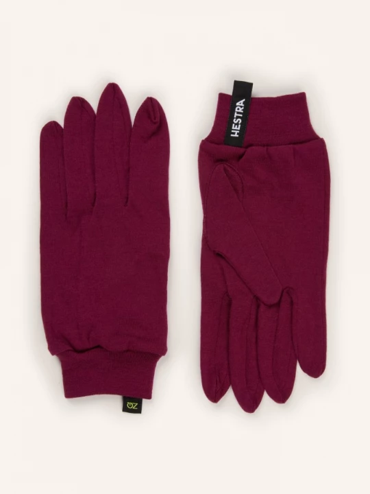 Obrázek produktu Hestra Rukavice Z Merino Vlny tmavě červená