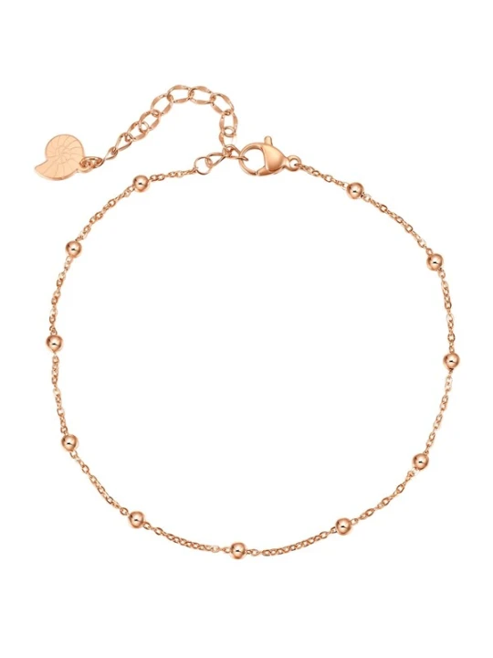 Obrázek produktu Hey Happiness Šperky na nohu 'Mini Beads' růžově zlatá
