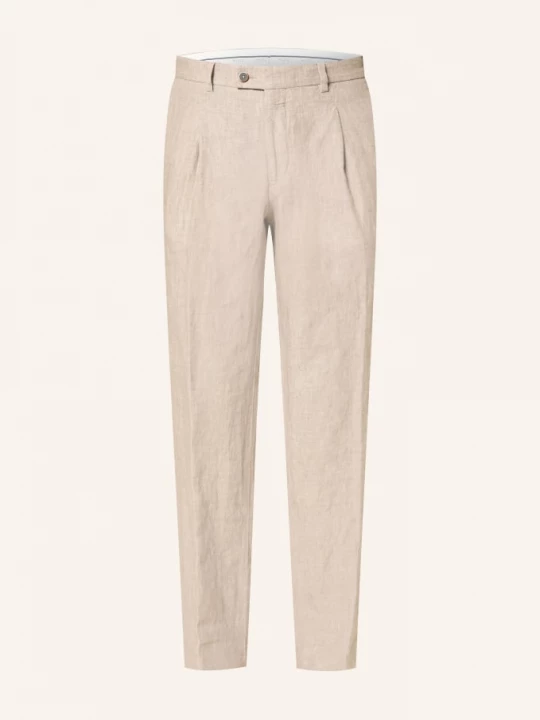Obrázek produktu Hiltl Lněné Chino Kalhoty Primo Regular Fit béžová