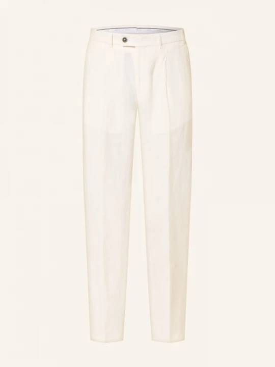 Obrázek produktu Hiltl Lněné Chino Kalhoty Primo Regular Fit krémová
