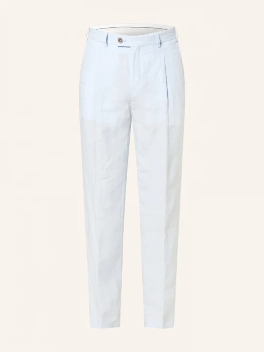 Obrázek produktu Hiltl Lněné Chino Kalhoty Primo Regular Fit tmavě modrá