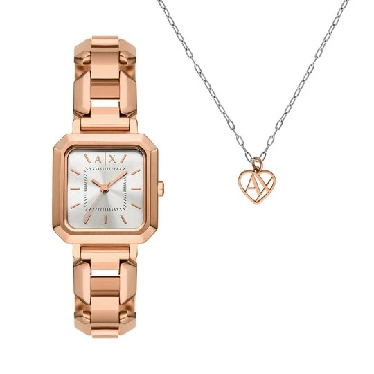 Obrázek produktu Hodinky Armani Exchange Leila AX7167SET Zlatá