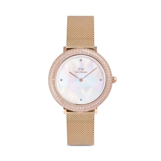 Obrázek produktu Hodinky Daniel Wellington Crystalline Bezel 3 DW00100823 Růžové zlato