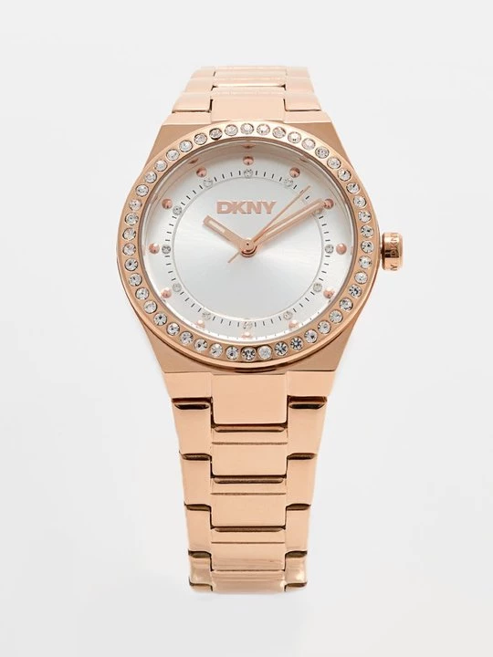 Obrázek produktu Hodinky DKNY růžově zlatá barva