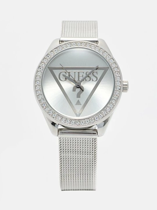 Obrázek produktu Hodinky Guess stříbrná barva