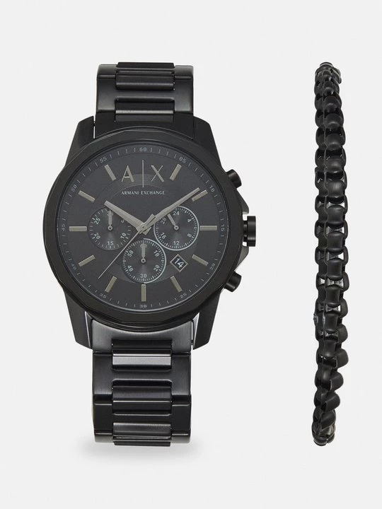 Obrázek produktu Hodinky se stopkami Armani Exchange černá