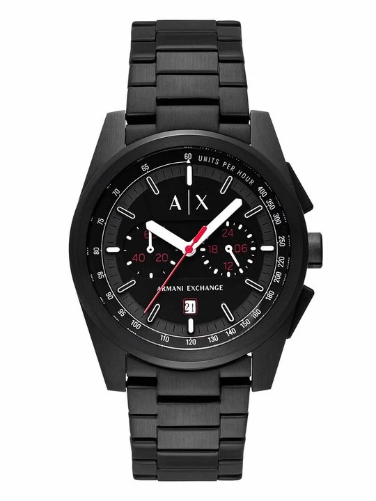 Obrázek produktu Hodinky se stopkami Armani Exchange černá