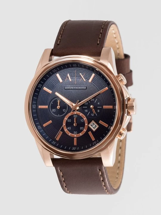 Obrázek produktu Hodinky se stopkami Armani Exchange hnědá