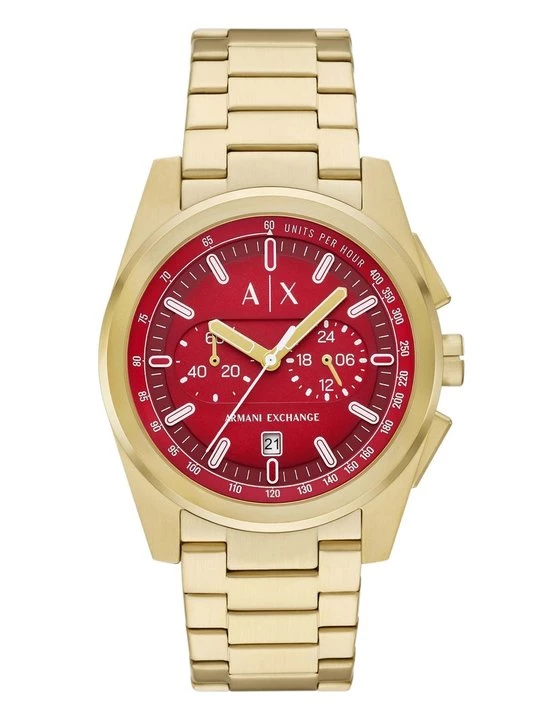 Obrázek produktu Hodinky se stopkami Armani Exchange zlatá barva