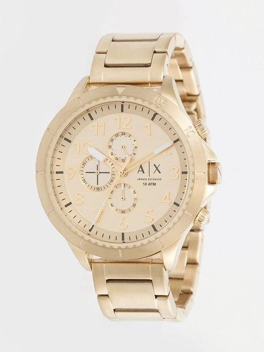 Obrázek produktu Hodinky se stopkami Armani Exchange zlatá barva