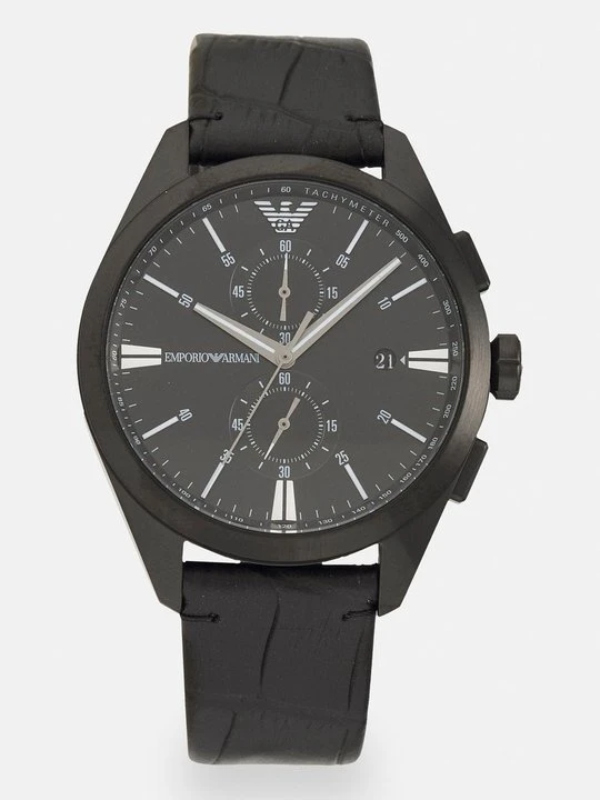 Obrázek produktu Hodinky se stopkami Emporio Armani černá