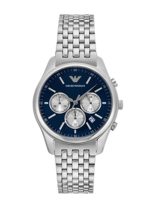 Obrázek produktu Hodinky se stopkami Emporio Armani stříbrná barva