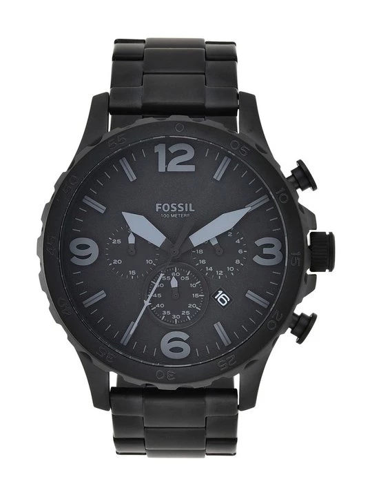 Obrázek produktu Hodinky se stopkami Fossil černá