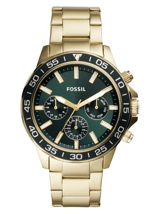 Obrázek produktu Hodinky se stopkami Fossil zlatá barva