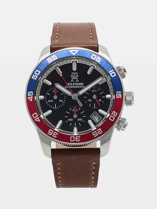 Obrázek produktu Hodinky se stopkami Tommy Hilfiger stříbrná barva