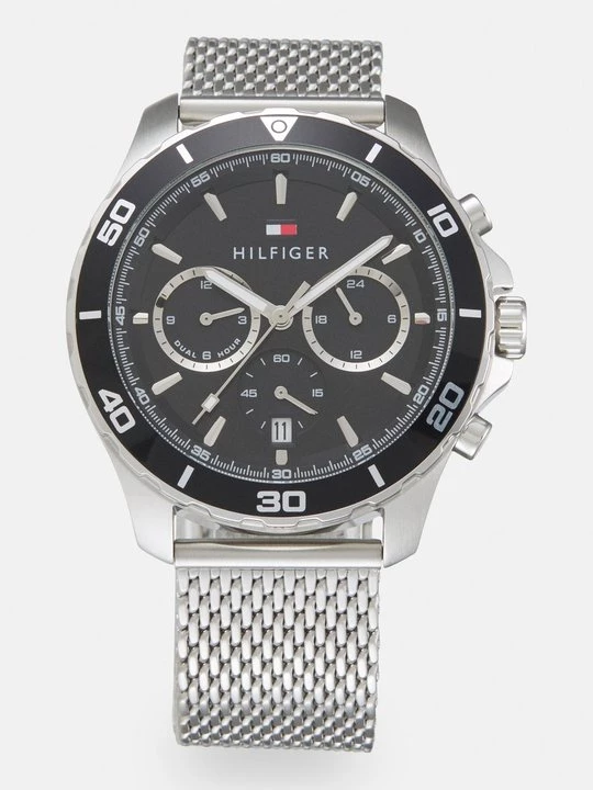 Obrázek produktu Hodinky se stopkami Tommy Hilfiger stříbrná barva