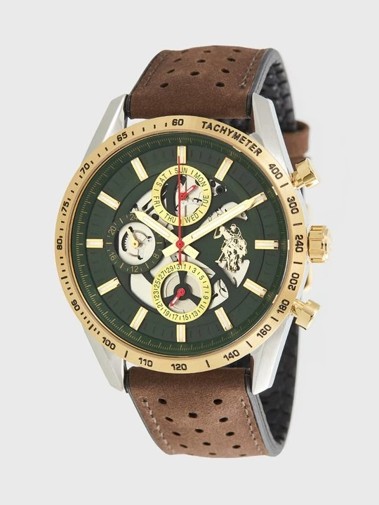 Obrázek produktu Hodinky U.S. POLO ASSN. tmavě hnědá