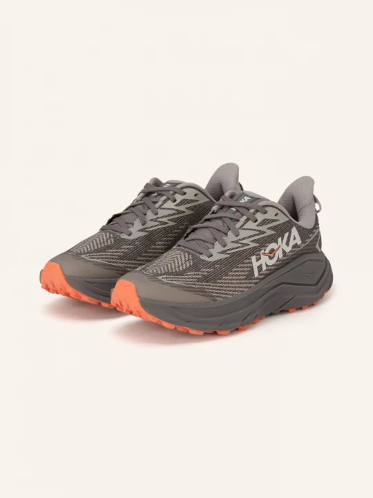 Obrázek produktu Hoka Běžecké Trailové Boty Challenger 8 Gtx šedá / oranžová / bílá