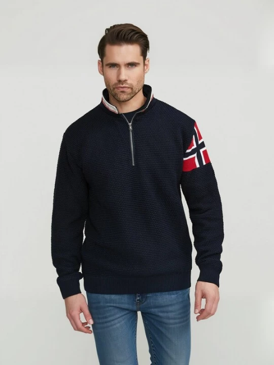 Obrázek produktu Holebrook Svetr 'Norwegian' námořnická modř