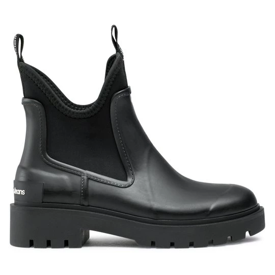Obrázek produktu Holínky Calvin Klein Jeans Mid Rainboot Chelsea YW0YW01034 Černá
