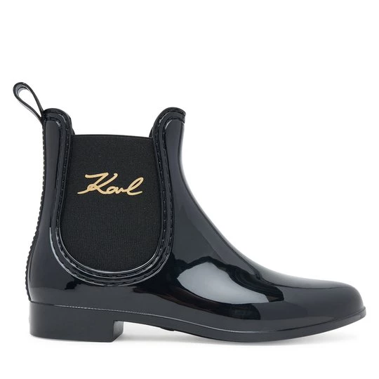 Obrázek produktu Holínky KARL LAGERFELD Kalosh II KL94775 Černá