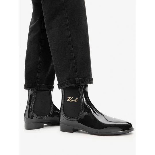 Obrázek produktu Holínky KARL LAGERFELD Kalosh II KL94775 Černá