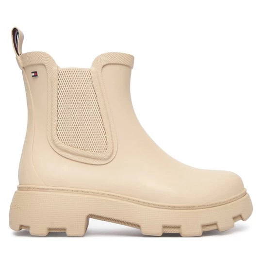 Obrázek produktu Holínky Tommy Hilfiger Flag Cleated FW0FW09387 Béžová