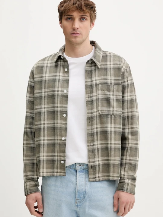 Obrázek produktu Hollister Co. Bavlněná košile Hollister Co. zelená