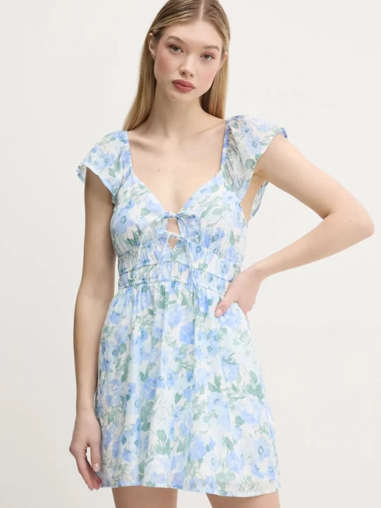 Obrázek produktu Hollister Co. Bavlněné šaty Hollister Co. modrá