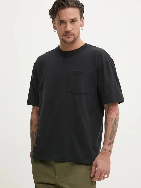 Obrázek produktu Hollister Co. Bavlněné tričko Hollister Co. černá