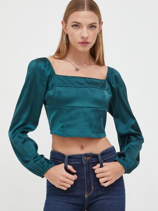 Obrázek produktu Hollister Co. Halenka Hollister Co. zelená