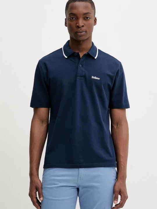 Obrázek produktu Hollister Co. Polo tričko Hollister Co. námořnická modř