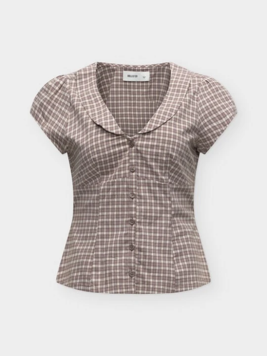 Obrázek produktu HOLLISTER Halenka hnědá / světle hnědá