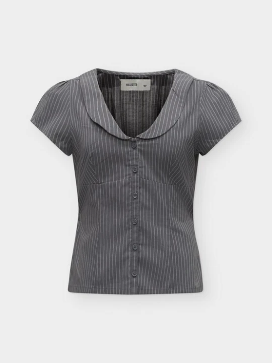 Obrázek produktu HOLLISTER Halenka šedá / bílá