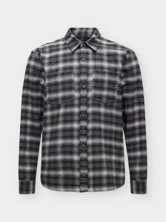 Obrázek produktu HOLLISTER Košile krémová / hnědá / černá