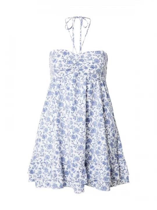 Obrázek produktu HOLLISTER Letní šaty námořnická modř / opálová / světlemodrá