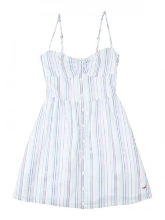 Obrázek produktu HOLLISTER Letní šaty světlemodrá / tmavě modrá / bílá