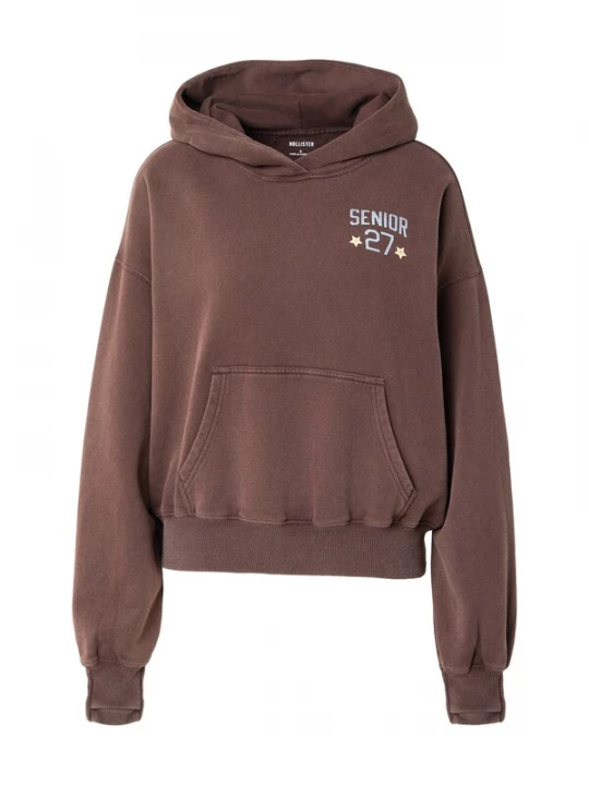 Obrázek produktu HOLLISTER Mikina chladná modrá / čokoládová / žlutá