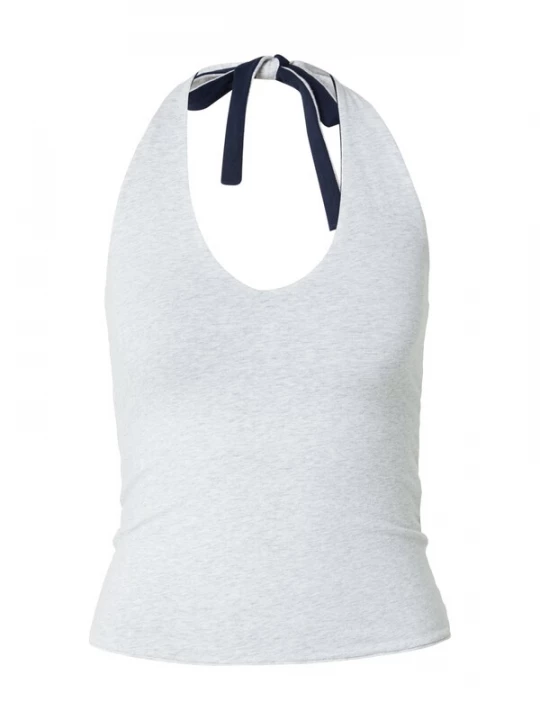Obrázek produktu HOLLISTER Top námořnická modř / světle šedá