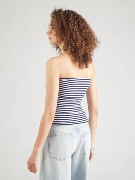 Obrázek produktu HOLLISTER Top 'TAYLOR' námořnická modř / bílá