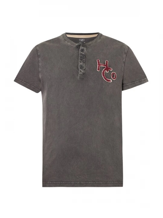 Obrázek produktu HOLLISTER Tričko burgundská červeň / černá