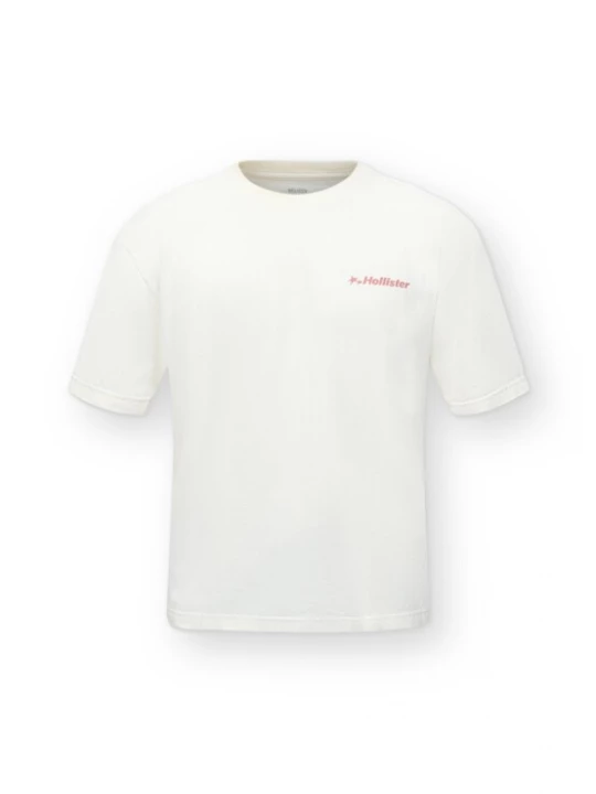 Obrázek produktu HOLLISTER Tričko krémová / aqua modrá / nebeská modř / pitaya