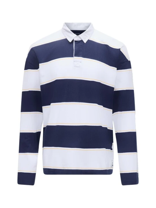Obrázek produktu HOLLISTER Tričko námořnická modř / zlatě žlutá / bílá