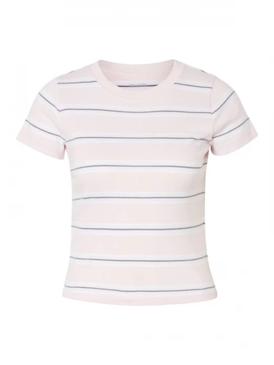 Obrázek produktu HOLLISTER Tričko safírová / pastelově růžová / bílá