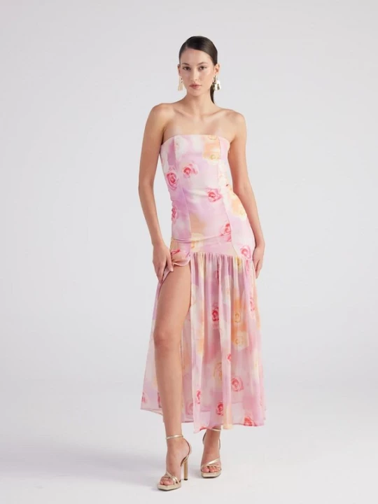 Obrázek produktu HOLLY LOLLY Šaty oranžová / pink / růžová / červená