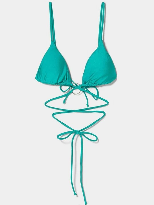 Obrázek produktu Horní díl bikin Bershka zelená