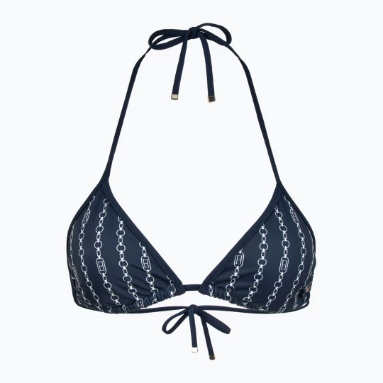 Obrázek produktu Horní díl plavek Tommy Hilfiger Triangle Rp Print flag chain dark night navy Námořnická modř